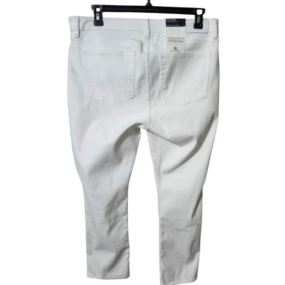 Lauren Ralph Lauren Mid-Rise Straight Leg Super Stretch Premier Jeans Size 16 - Picture 6 of 8